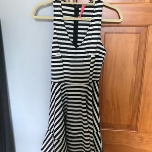 Striped A-Line Dress